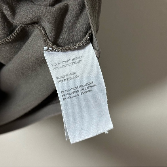 American Eagle Women Casual Gray/Black Top Size‎ XS - Picture 4 of 7